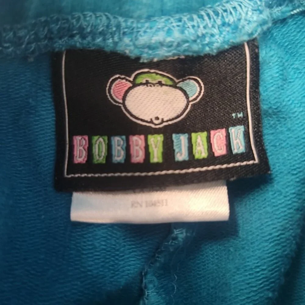Bobby jack cherokee cotton Girls y2k 8-10/12 Outfit Top & pants sequin‎ graffiti